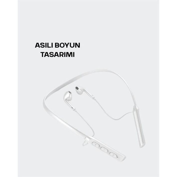 Uzun Pil Ömürlü Kablosuz Kulaklık – Boyun Askılı 100 Saat Kullanım
