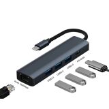 ALLY BYL-2302 5 IN 1 Type-c To USB + Type-c + Ethernet Dönüştürücü Çoğ