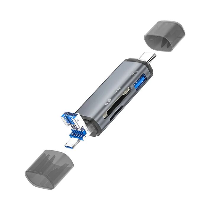 ALLY ADS-307 3 IN 1 USB + Micro USB + Type-c OTG Kart Okuyucu