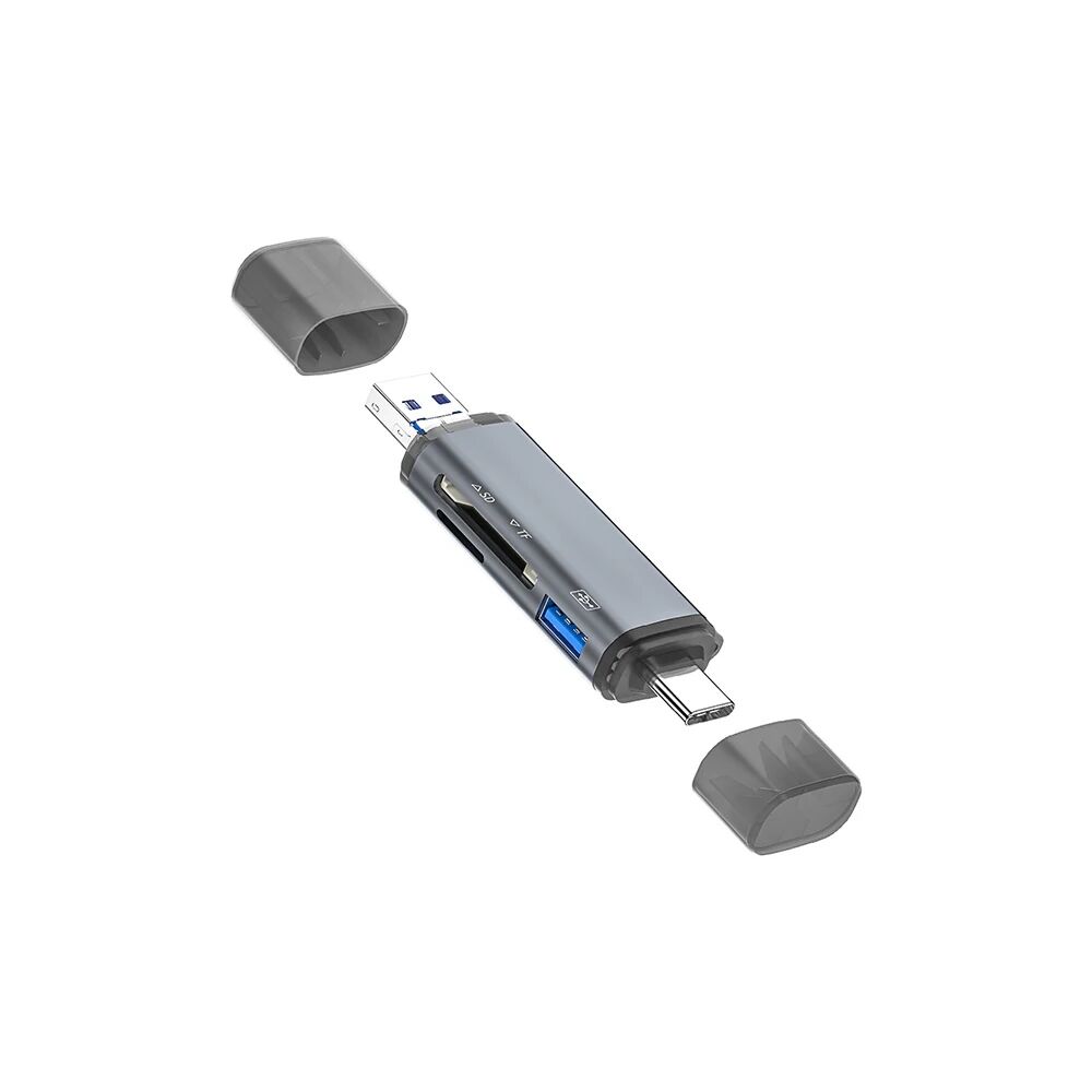 ALLY ADS-307 3 IN 1 USB + Micro USB + Type-c OTG Kart Okuyucu