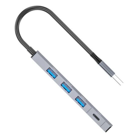 Ally ADS-309A 4in1 USB to USB + Type-C Hub Adaptör Çevirici Dönüştürüc
