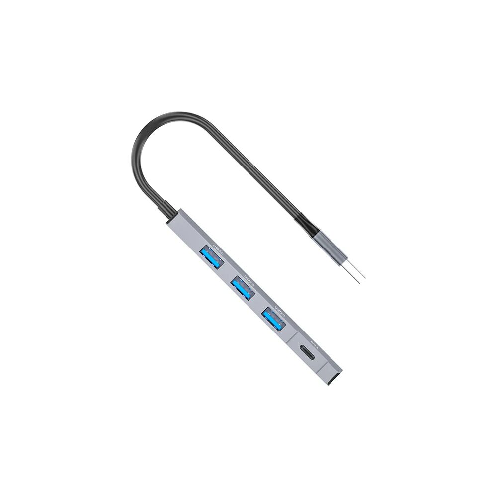 Ally ADS-309A 4in1 USB to USB + Type-C Hub Adaptör Çevirici Dönüştürüc