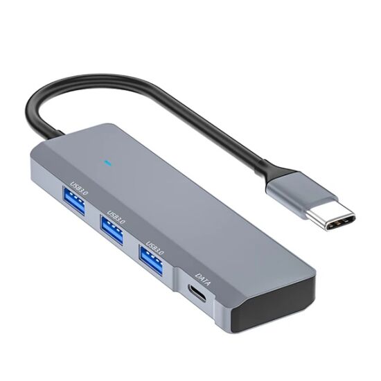 Ally ADS-309C 4in1 Type-C to USB + Type-C Hub Adaptör Çevirici Dönüştü