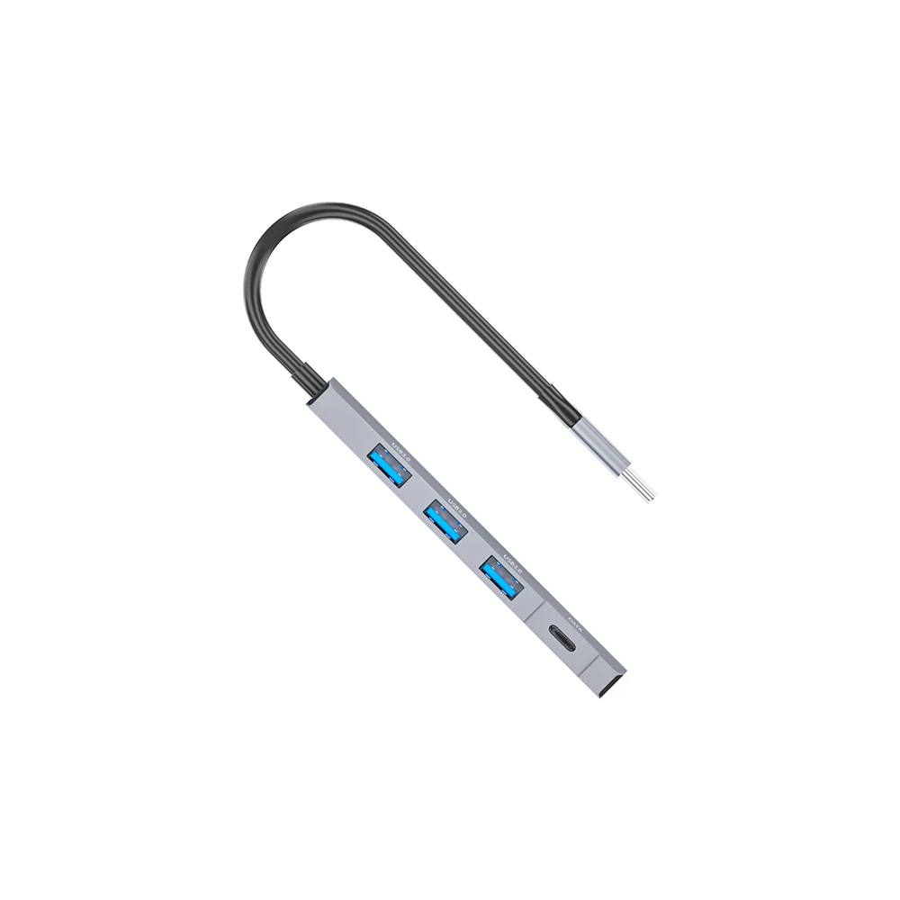 Ally ADS-309C 4in1 Type-C to USB + Type-C Hub Adaptör Çevirici Dönüştü