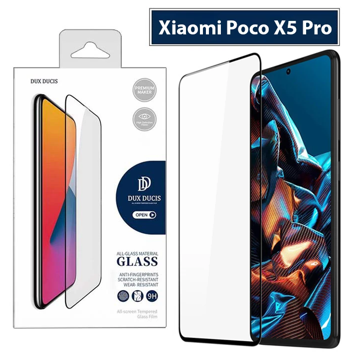 Dux Ducis Xiaomi Poco X5 Pro Full Kaplama Cam Ekran Koruyucu