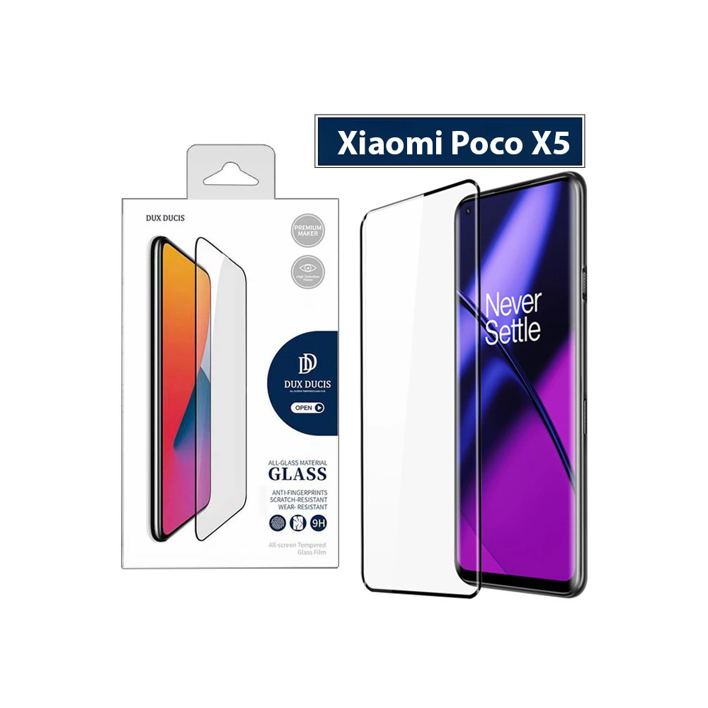 Dux Ducis Xiaomi Poco X5 Full Kaplama Tempered Cam Ekran Koruyucu