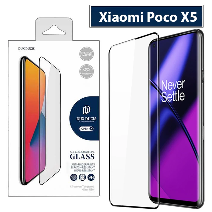 Dux Ducis Xiaomi Poco X5 Full Kaplama Tempered Cam Ekran Koruyucu