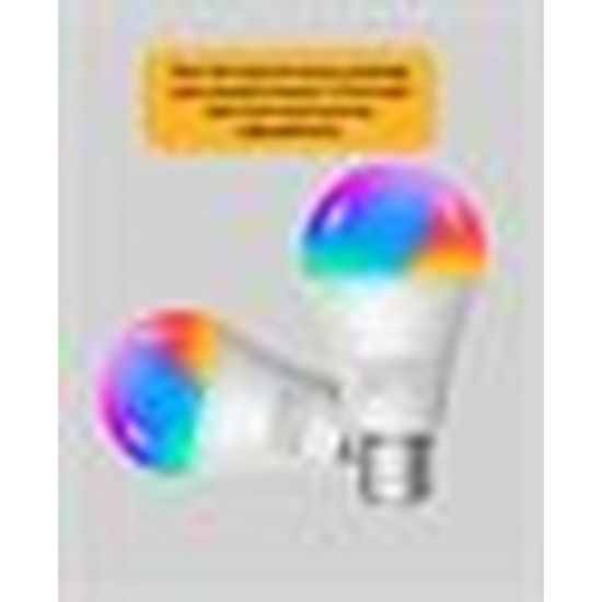 Akıllı 9W RGBW LED Ampul tasaruflu romantik ışıklı