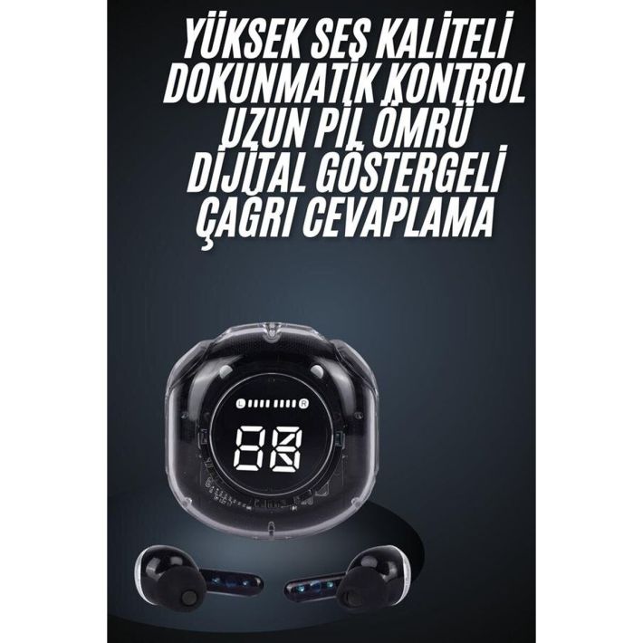 Kablosuz Bluetooth Kulaklık Hifi Ses Kalitesi ve Mikrofonlu