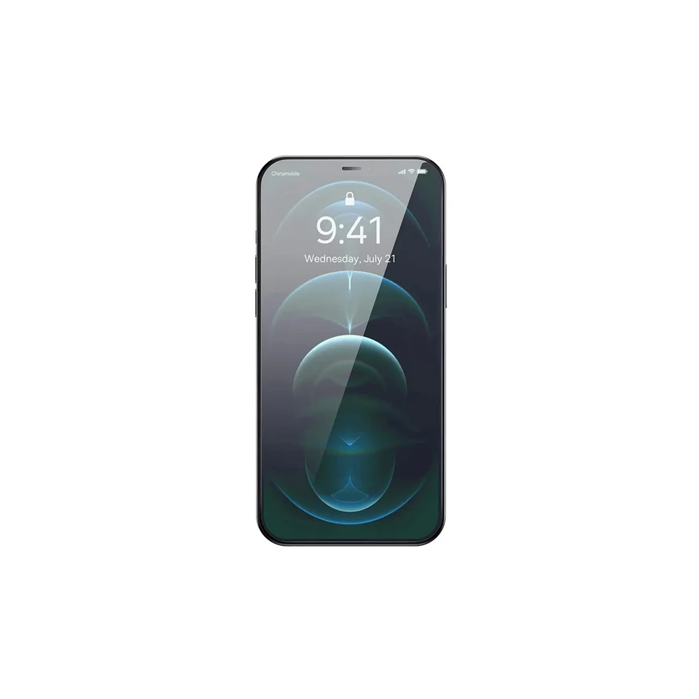 Baseus Crystal 0.3mm iPhone 12 Pro Max Tempered Ekran Koruyucu 2 Adet 