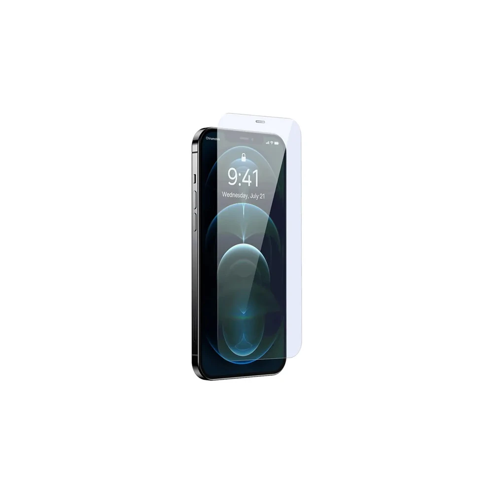 Baseus Crystal 0.3mm iPhone 12 Pro Max Tempered Ekran Koruyucu 2 Adet 
