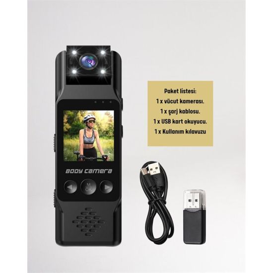 WiFi Özellikli Taşınabilir Kamera – 1.3” TFT Ekran 3MP Fotoğraf 128GB 