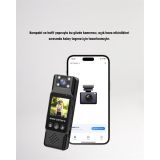 WiFi Destekli Mini Kamera – 180° Dönebilen Lens 1080P Video TFT Ekranl