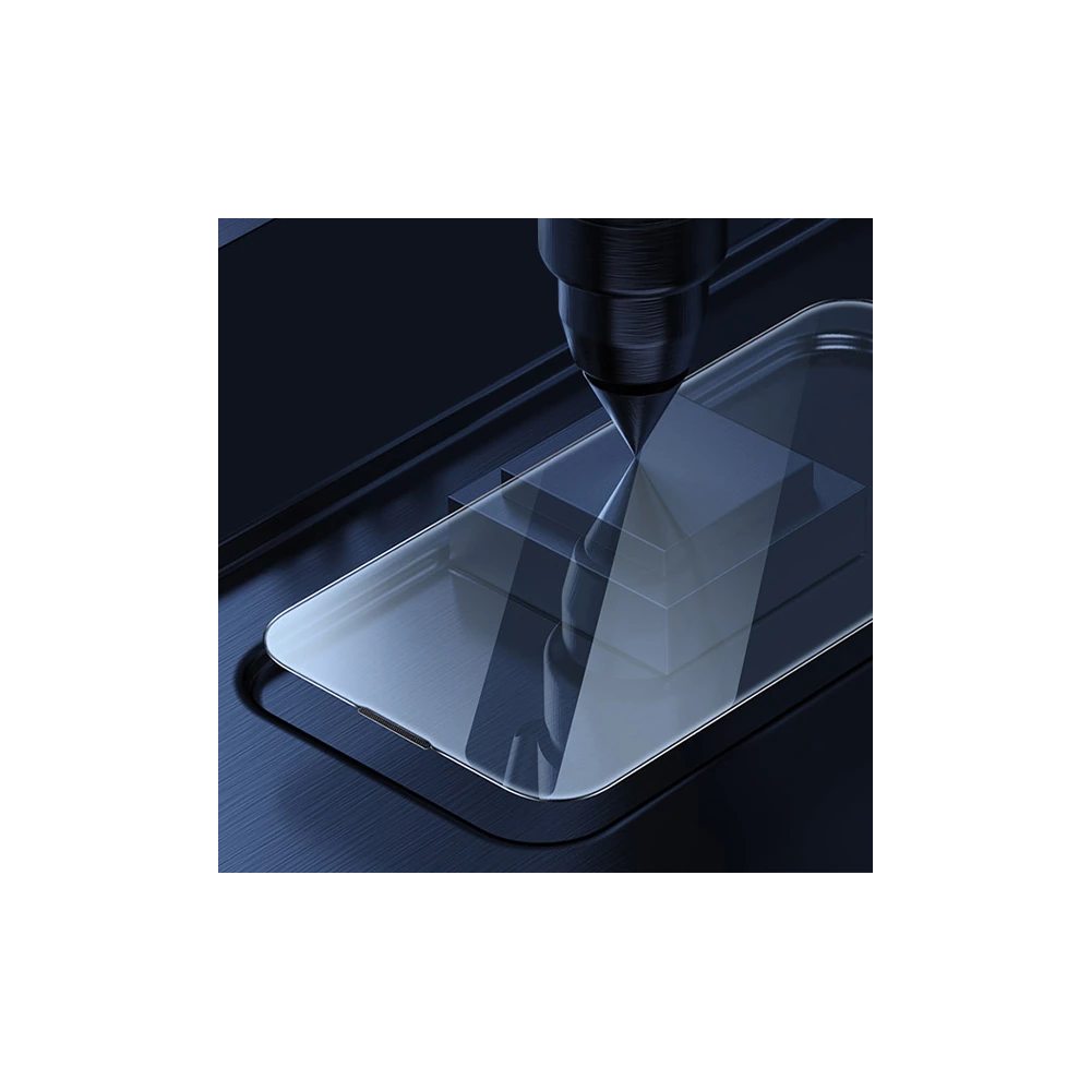 Baseus 0.3mm Crystal iPhone 14 Plus - 13 Pro Max Full Tempered Ekran K
