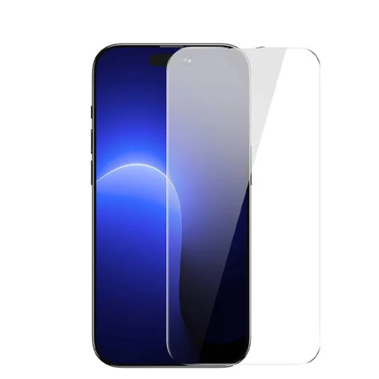 Baseus 0.3mm Crystal Shatter iPhone 14 Pro Full Tempered Ekran Koruyuc