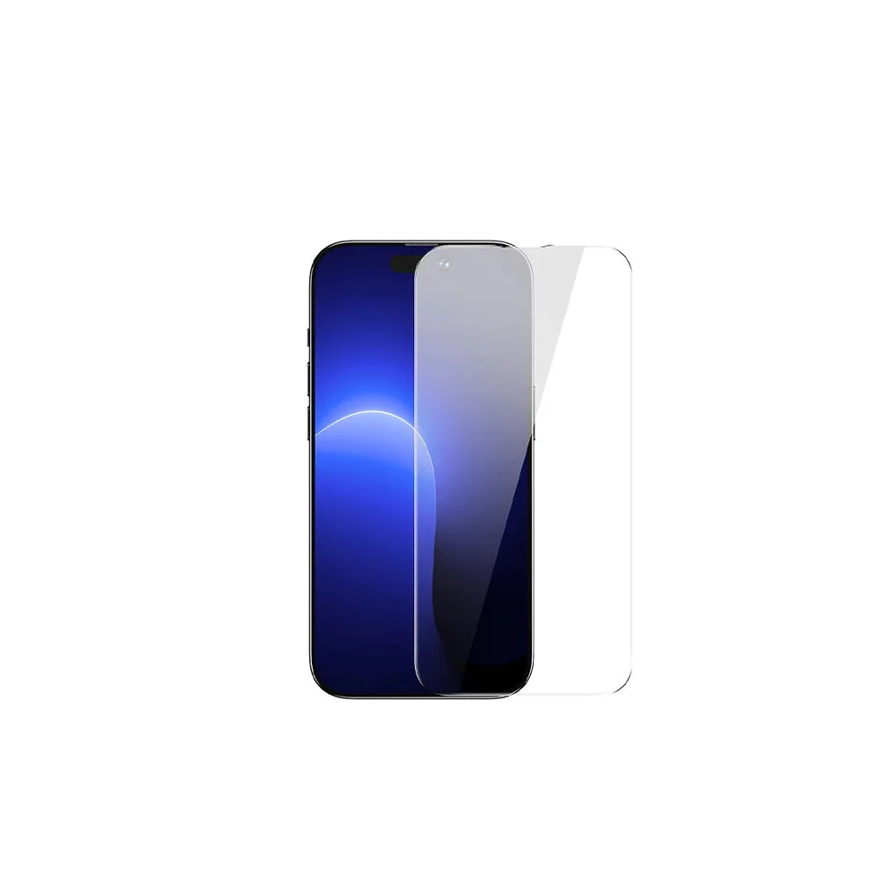 Baseus 0.3mm Crystal Shatter iPhone 14 Pro Full Tempered Ekran Koruyuc