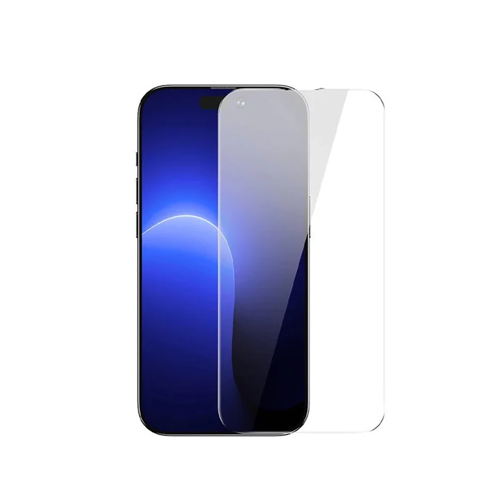 Baseus 0.3mm Crystal Shatter iPhone 14 Pro Full Tempered Ekran Koruyuc