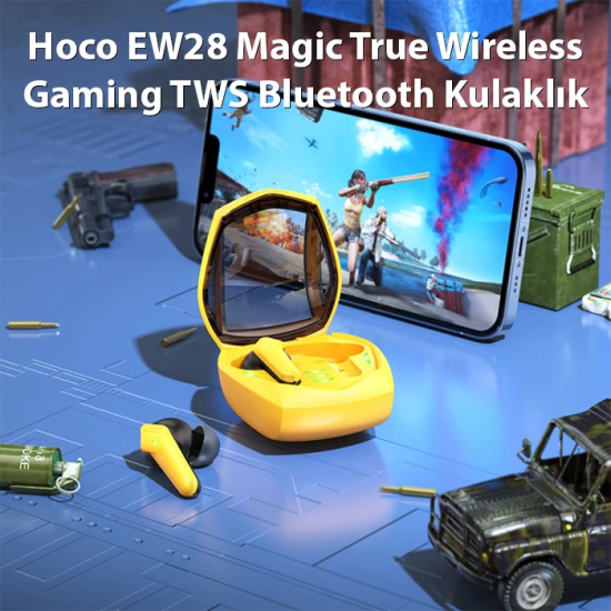 Hoco EW28 Bluetooth 5.3 Magic True Wireless Gaming TWS Bluetooth Kulak
