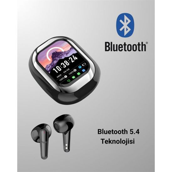 ENC Destekli Bluetooth 5.4 Kulaklık – EQ Ayarlı Akıllı Kutulu