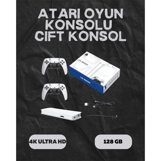 M15 Retro Konsol – 20.000 Oyunlu Çift Gamepadli 4K HDMI