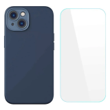Baseus Liquid Silica Gel iPhone 14 6.1 Silikon Kılıf + Tempered Ekran 