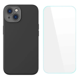 Baseus Liquid Silica Gel iPhone 14 6.1 Silikon Kılıf + Tempered Ekran 