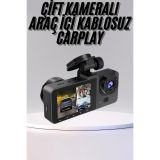 DVR Araç İçi Kamera Hareket Algılayabilen 1080P CarPlay Video Kaydedic