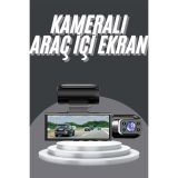 Video ve Fotoğraf Kaydedici Sürüş Kamerası Ön ve Arka Çift Kameralı