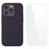 Baseus Liquid Silica iPhone 14 Pro Silikon Kılıf + Tempered Ekran Koru