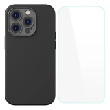 Baseus Liquid Silica iPhone 14 Pro Silikon Kılıf + Tempered Ekran Koru