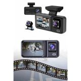 Ön ve Arka Kameralı 2 İnç 1080P Full HD DVR Araç İçi Ekran