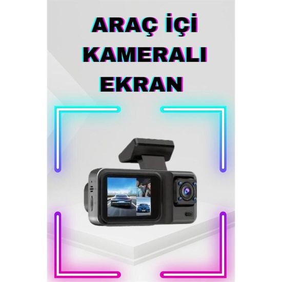 2 İnç Araç İçi Kameralı Ekran 1080P Full HD Kaliteli Hafıza Kart Deste