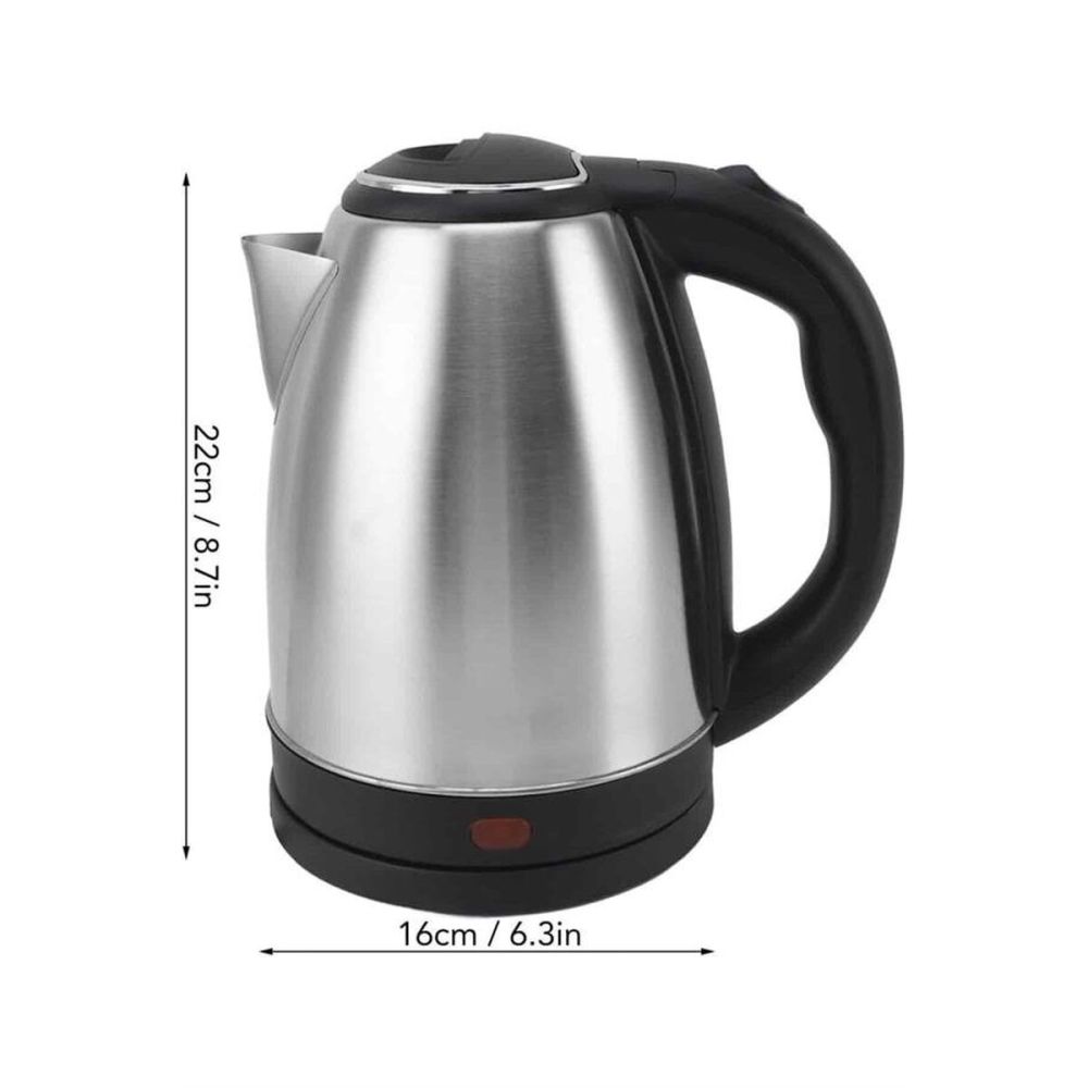 Elektrikli Paslanmaz Çelik Su Isıtcı Çelik Kettle 1.8 Lt. Uzun Ömürlü