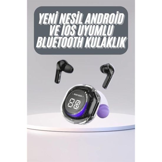 Kulak İçi Bluetooth Kulaklık ANC ENC Özellikli Şarj Göstergeli Kablosu