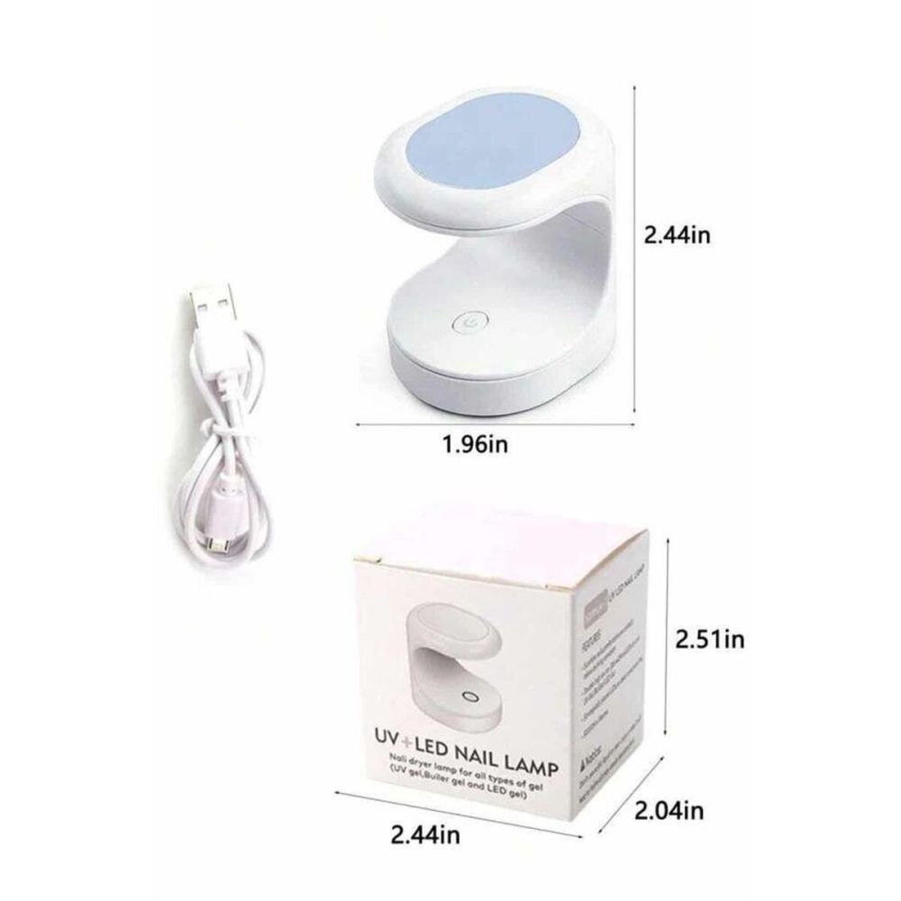 Kalıcı Oje Kurutucu UV Led Teknolojisi Taşınabilir Mini Tırnak Kurutuc