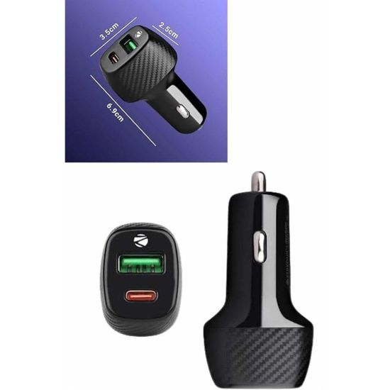 38W USB Type-C Girişli Oto Çakmaklık Araç İçi Hızlı Şarj Çakmaklık Şar