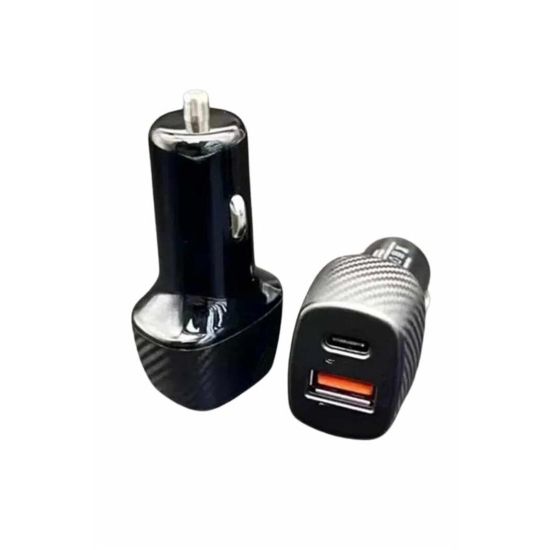 Type-C Girişli Araba Çakmaklık Şarj Cihazı 38W Oto Çakmaklık