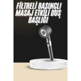Duş Başlığı Profesyonel Masaj Başlıklı 3 Modlu Yeni Nesil Masaj Uçlu S