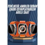 Ultra Max Kordon Kilitli Akıllı Saat Amoled Ekran Titreşimli Çağrı Cev