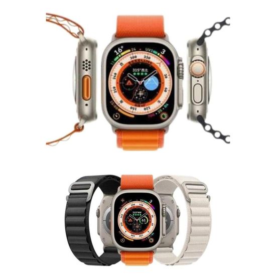 Yeni Nesil Akıllı Saat Çok Yönlü Titreşimli 49 MM Android ve İOS Uyuml