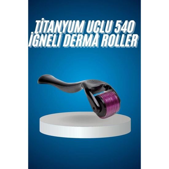 Titanyum Uçlu Derma Roller 540 İğneli 1 mm Gözenek Azaltıcı Akne İzler
