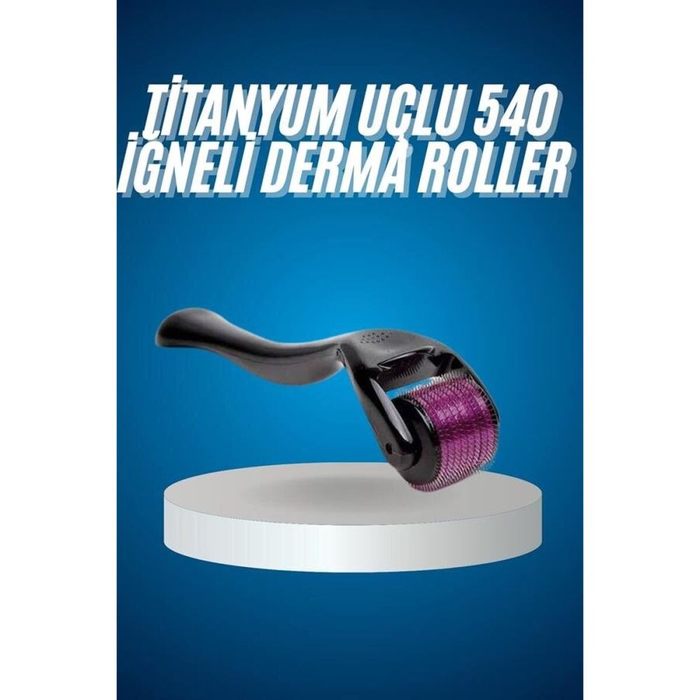 Titanyum Uçlu Derma Roller 540 İğneli 1 mm Gözenek Azaltıcı Akne İzler