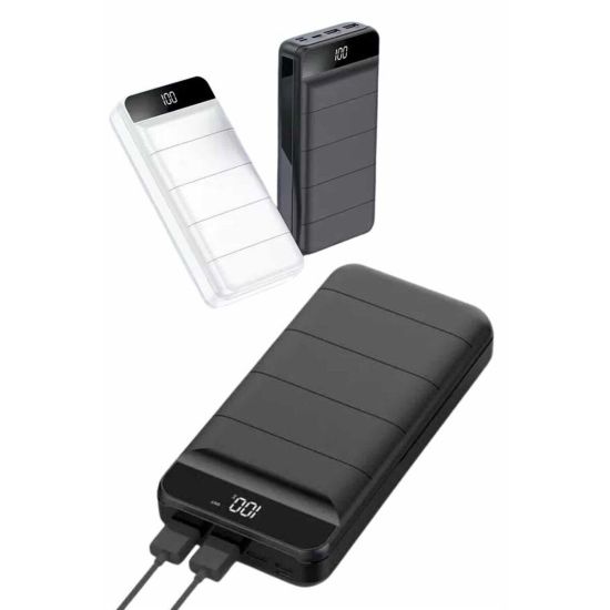 50.000 Mah Powerbank Turbo Hızlı Led Göstergeli Android İOS Uyumlu Taş