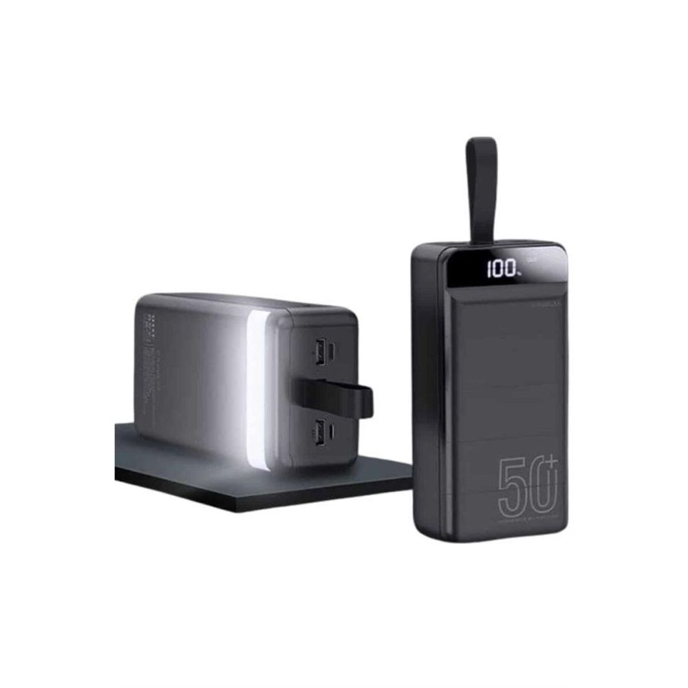 Powerbank 50.000 Mah Dijital Göstergeli Taşınabilir 4 Portlu Hızlı Pow