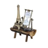 Paris Eyfel Kulesi Hediyelik Eyfel Retro Kum Saati Dekoratif Eşya