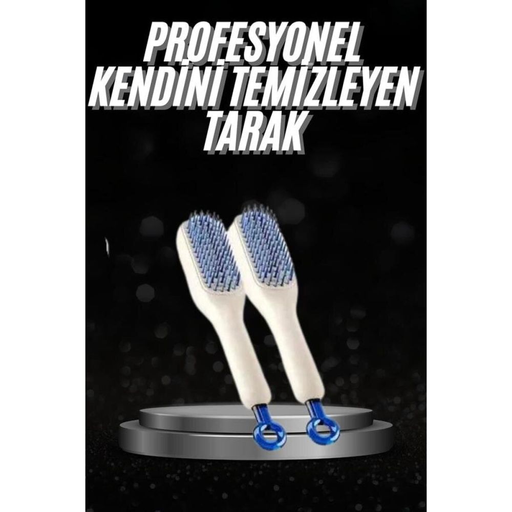 Kendi kendini Temizleyebilen Hijyenik Saç Fırçası Anti-Statik Teknoloj