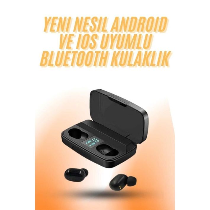 TWS Bluetooth Kulaklık 5.0 Bluetooth Bağlantılı Dokunmatik Kontrol Öze