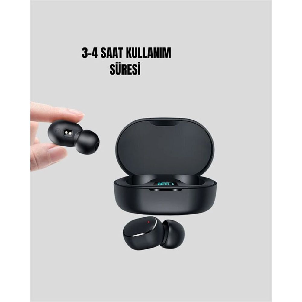 Bluetooth Kulaklık TWS Yüksek Ses Kaliteli Kesintisiz Dijital Gösterge