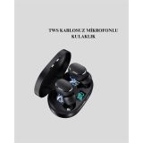 Kablosuz Kulak İçi Bluetooth Kulaklık Stereo Dokunmatik Kontrollü Kula