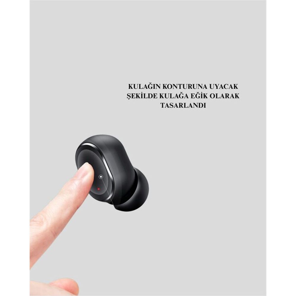 Kablosuz Kulak İçi Bluetooth Kulaklık Stereo Dokunmatik Kontrollü Kula